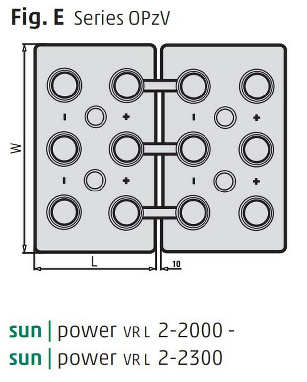 Hoppecke sun power VR L 2 -2000 Image