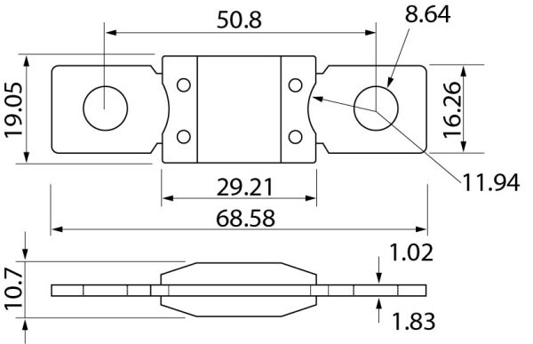 Zekering 80A MIDI (48V) Image