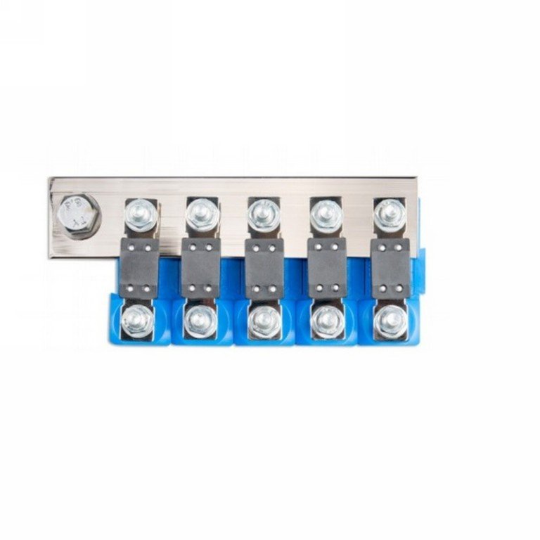 Victron Busbar voor 5x CIP100200100 zekeringhouders