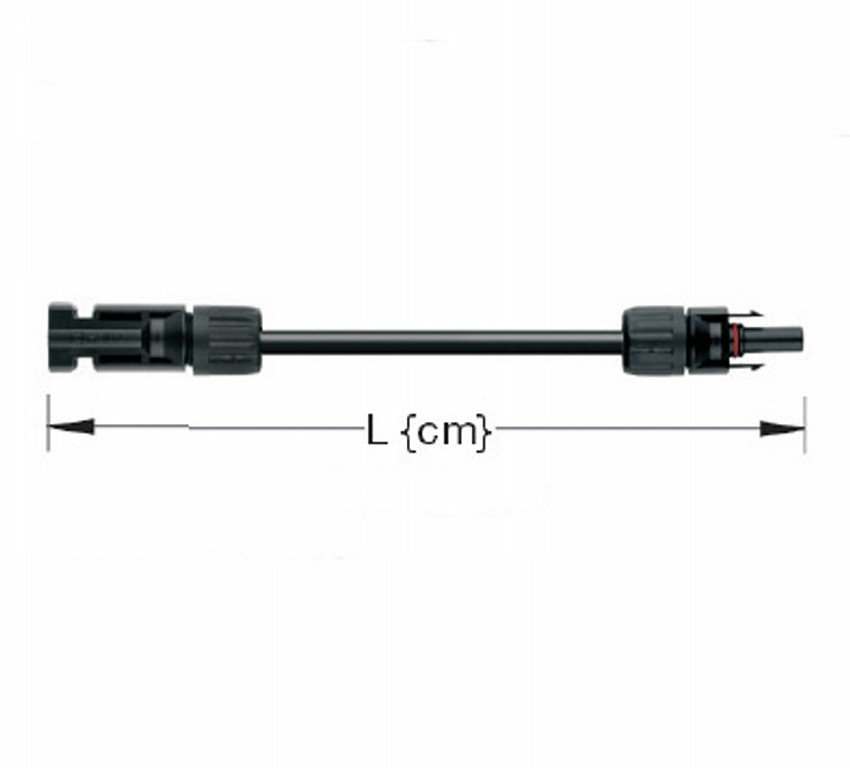 TopSolar kabel 4mm² 10 meter MC4 male/female