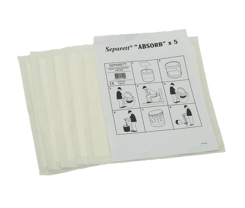 Separett - Absorptiedoeken (5 stuks)