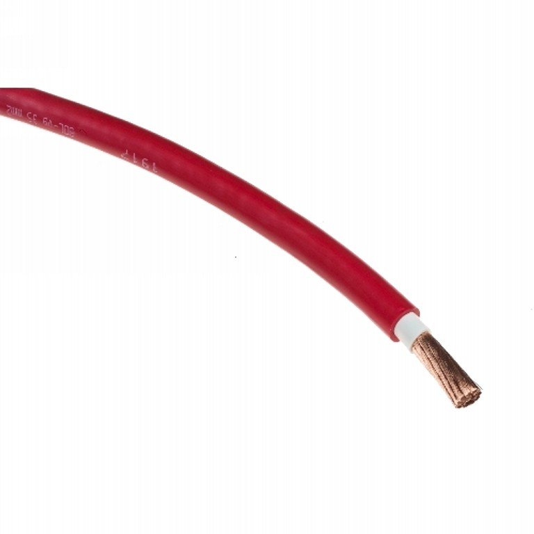 Accukabel rood 1,5mm² per meter