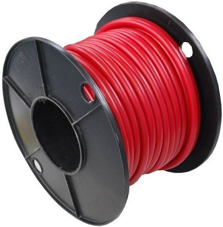 Accukabel rood 95mm² rol 25 meter