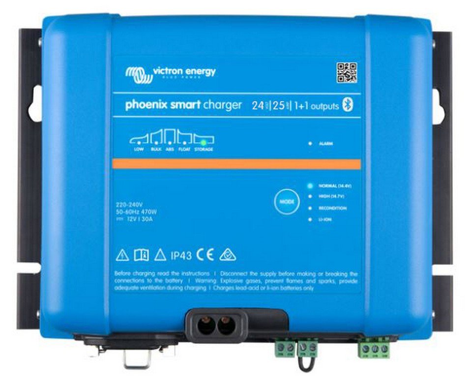 Victron Phoenix Smart lader 24/25 (1+1) IP43 120-240V