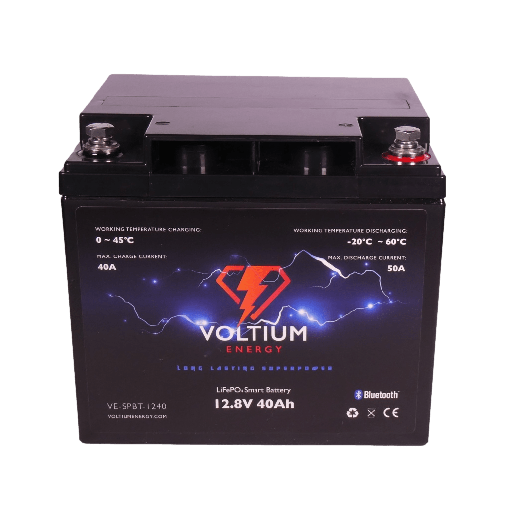 Voltium Energy LiFePO4 Lithium Batterij 12,8 Volt 40Ah 512Wh