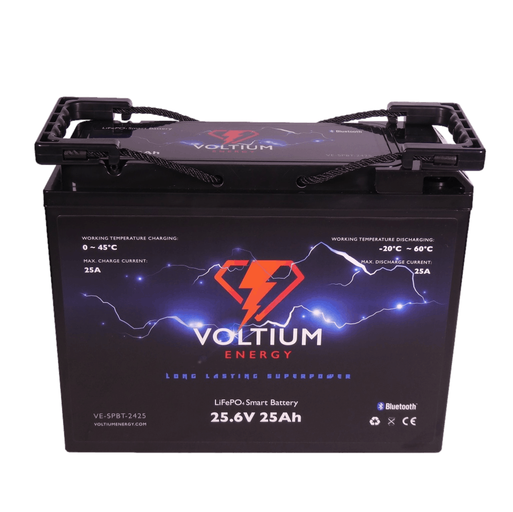 Voltium Energy LiFePO4 Lithium Batterij 25,6 Volt 25Ah 640Wh