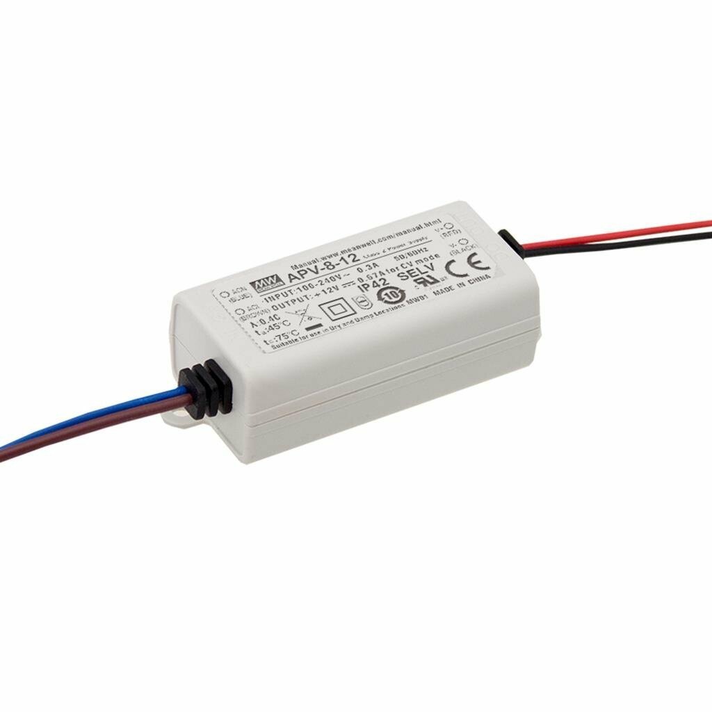 LED Voeding 8W 12V 0.34A CV LED PS ten behoeve van Protect Relay / Remote Battery Switch