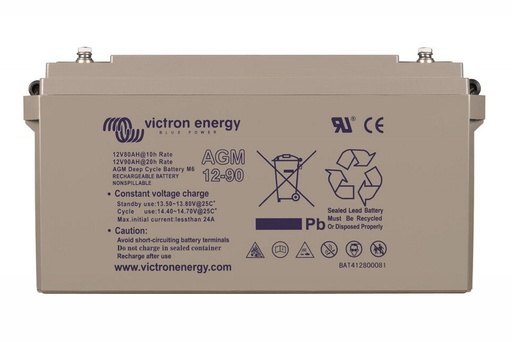 [8719076037187] Victron AGM Accu 12V/90Ah M6 insert