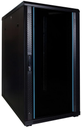 22U serverkast met glazen deur 600x800x1200mm (BxDxH)