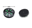 BonQ Mini Kompas - Zwart - 2 cm