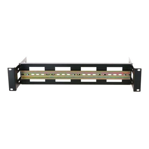 [4779796071148] 2U DIN rail voor 19 inch racks - in diepte verstelbaar