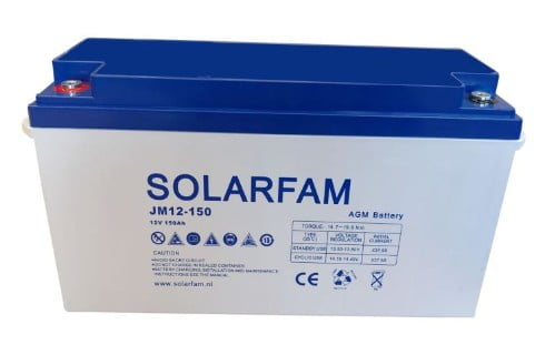 [7047965502548] Solarfam 12V 150AH AGM Accu