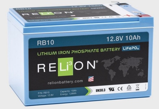 [6091637213233] Relion RB 12V/12Ah LiFePO4 accu