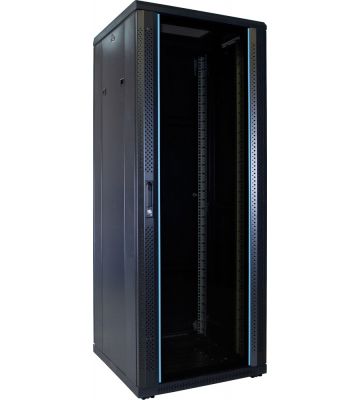 [8719172410723] 32U serverkast met glazen deur 600x600x1600mm