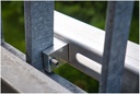 Montageset Balkon Voor 1 Paneel Solar Hook Voor Vierkante Leuning