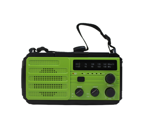 [8719925620089] Totle Titan Noodradio - AM/FM/NOAA - 2*4000mAh Accu - Zaklamp - 3 Manieren Oplaadbaar - Default