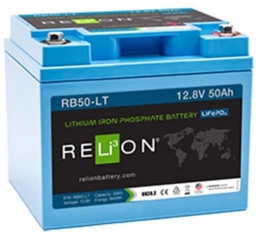 [6013756741794] Relion RB50-LT 12V/50Ah Lithium Ion LiFePO4 Battery