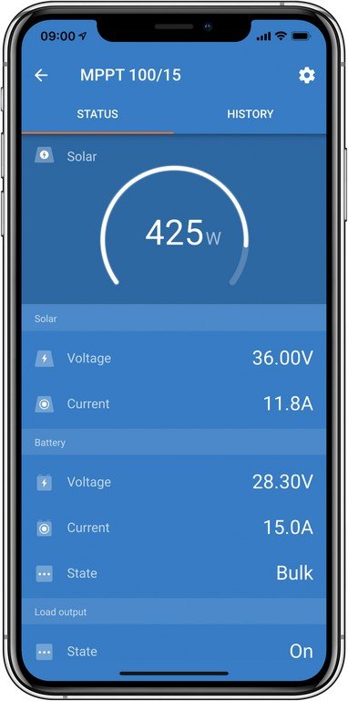 Victron SmartSolar MPPT 100/20 (12/24/48V) Image