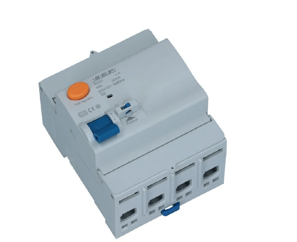 Aardlekschakelaar 80A 4 polig 500mA Type A 10kA RCD1