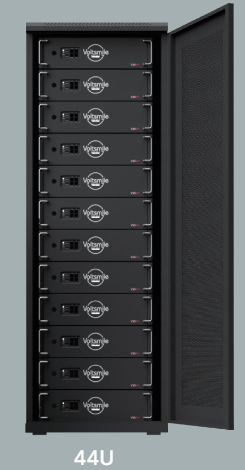 Voltsmile - RPC 44U Cabinet - Geschikt Voor Tot 12 Batterijen -  Inclusief RPC Kabelset