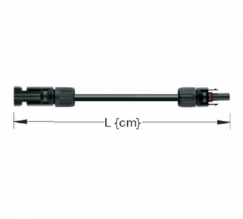 Totle solarkabel 4mm² 20 meter MC4 male/female