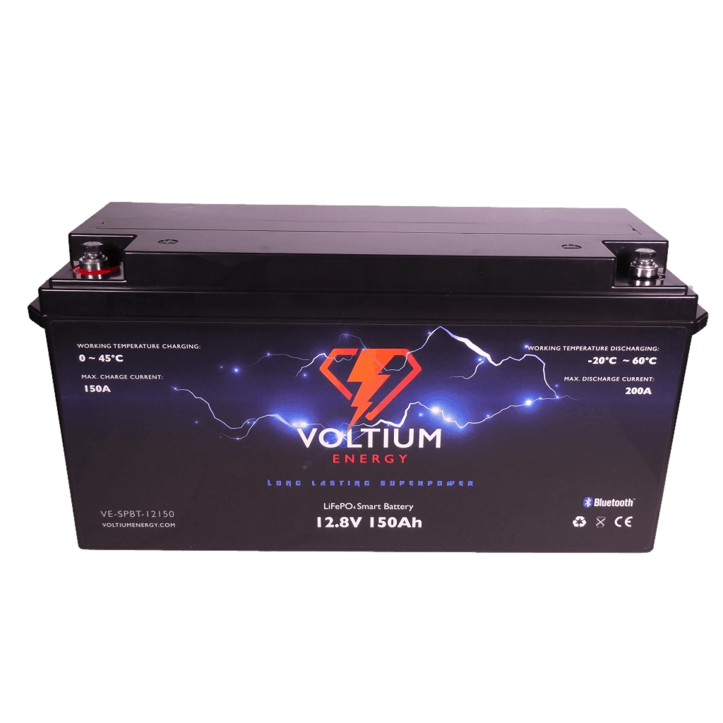 Voltium Energy LiFePO4 Lithium Batterij 12,8 Volt 150Ah 1920Wh