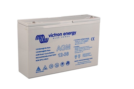 [8719076041818] Victron accu AGM Super cycle 12V/38Ah (M5)