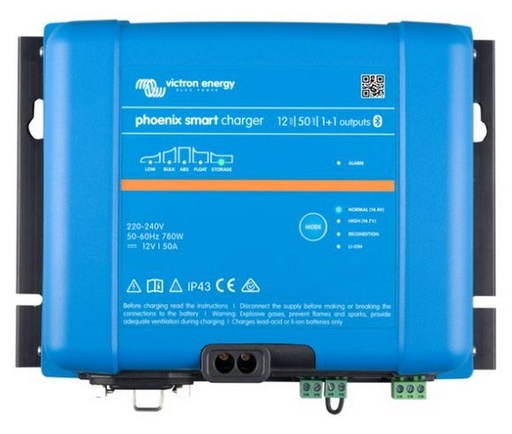 [8719076041627] Victron Phoenix Smart lader 12/50 (1+1) IP43 230V